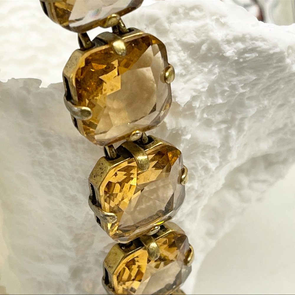 J. Crew Faceted Crystal Vintage Bracelet - Picture 10 of 12